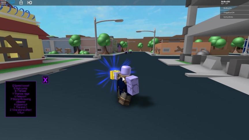 roblox 虚拟世界 “灭霸模拟器”：化身灭霸打响指，消灭一半人！