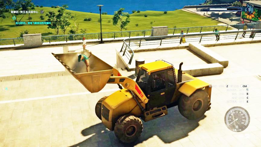 小林解说：正当防卫4驾驶推土机上路，路人是最惨的！