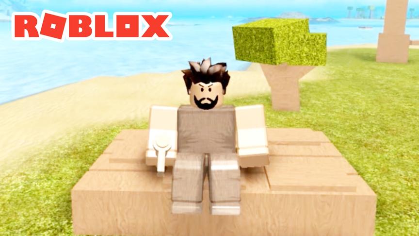 Roblox海岛生存模拟器，这是可爱版方舟？小宝趣玩