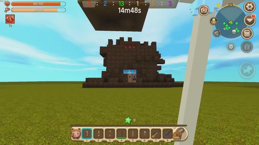 迷你世界：孙悟空第2期，被压五指山， 西游记神器。