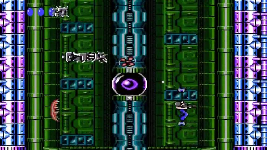 空中魂斗罗，这关我原本能过去，但眼睛不允许