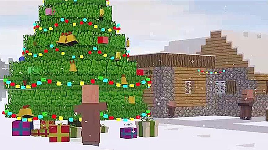 大海解说 我的世界Minecraft 圣诞节帮圣诞老人准备礼物