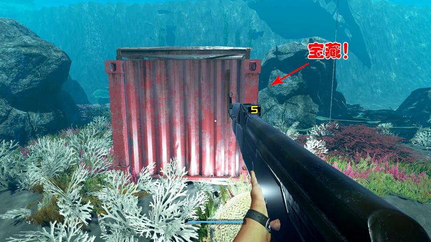 荒岛求生202：我使用AK轰开了小浪的空投箱，里面全是物资！