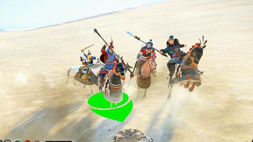 全面战争三国：三英战吕布30回合，吕布被刘备一剑斩于马下，笑喷