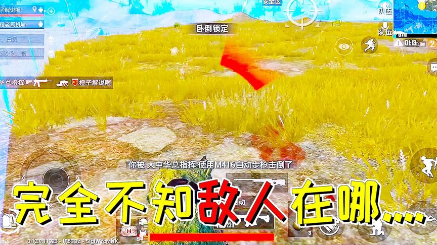刺激战场：史上最苟伏地魔！若不是他最后吃鸡了  我还以为是人机