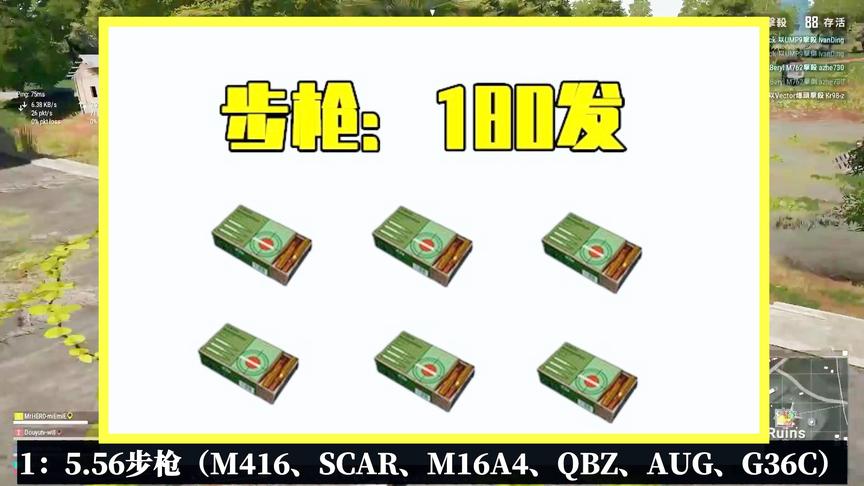 吃鸡小讲堂：5.56子弹究竟应该带多少？你的选择绝对你的水平！