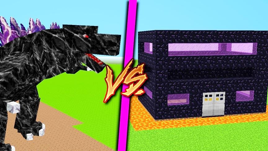 我的世界生物大乱斗：魔斯拉堪称末地的终结者