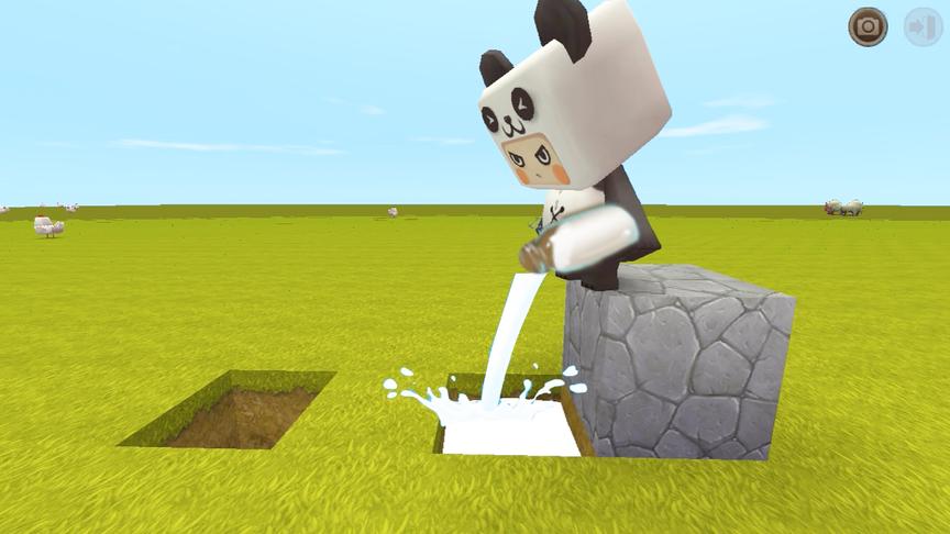 迷你世界：纯牛奶制作教程！可以倒在地上，喝下去能抵抗岩浆？