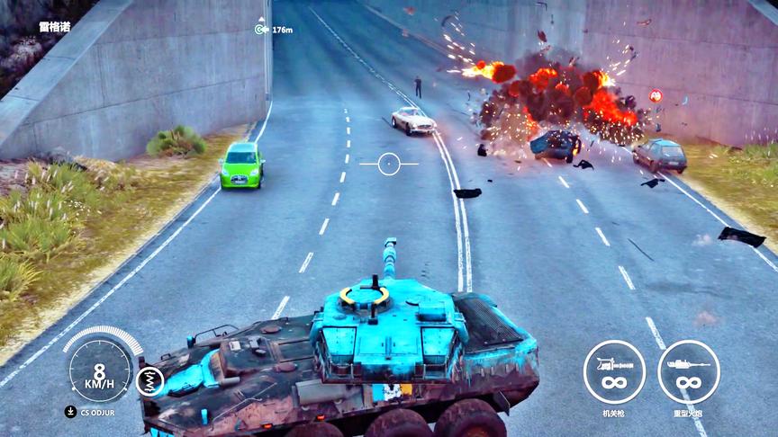 小林解说：驾驶装甲坦克上路，真的很无敌很任性！