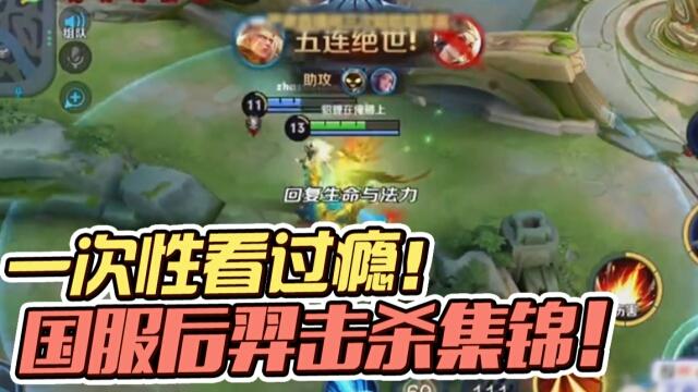 国一后羿远方：极度舒适！国服后羿击杀集锦！