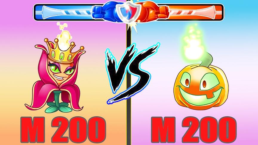 国际版超Z联赛！200级南瓜灯VS200级火焰花女王，差距究竟有多大