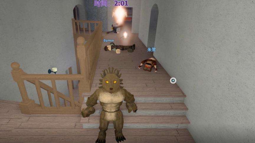 roblox“狼与猎人”波波仔解说：刚上来就变狼人一个不留！
