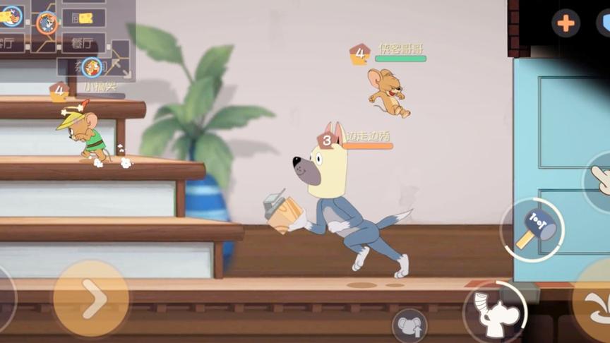 猫和老鼠：愤怒的汤姆猫看我不顺眼 追的我是一直喊救命啊！