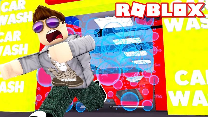 小飞象解说 Roblox洗车店逃生 店内机关重重！寻找消失的金币！