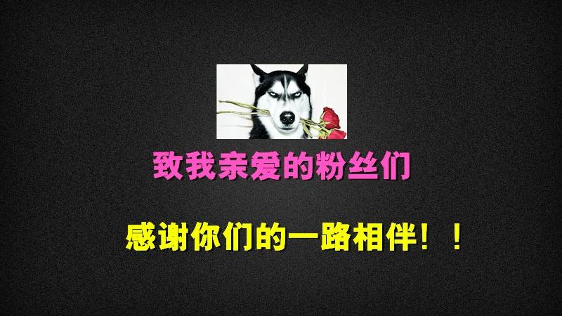 致我亲爱的粉丝们，感谢你们的一路相伴！