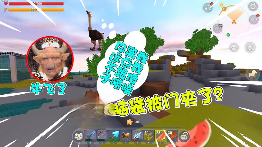学长美人奇幻日记81：美人和鸵鸟一起羞辱我？她和鸵鸟才是真爱！