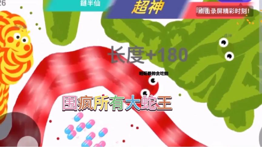 围疯所有大蛇王😂
