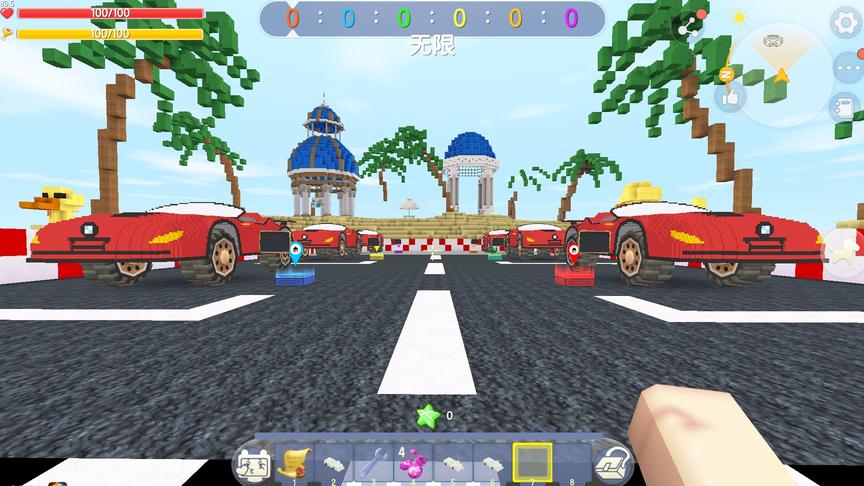 玩快乐飙车，敌方坐到我的车上，以为没事儿，居然是敌方的战术！