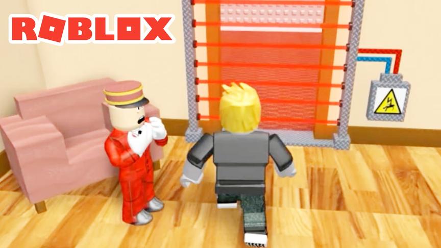 Roblox跑酷小游戏，酒店地下居然有岩浆！小宝趣玩