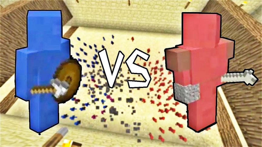 我的世界生物大乱斗18：迷你粘土人骑兵挑战赛