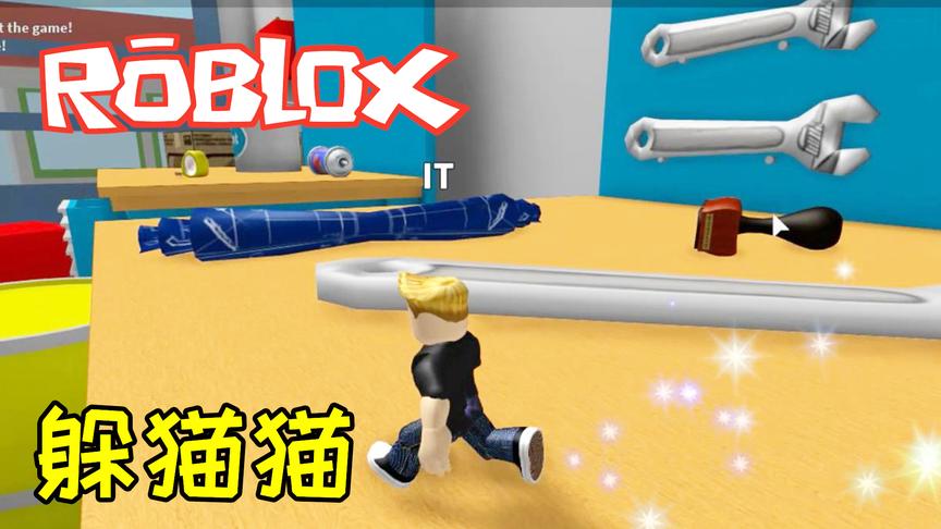 小宝趣玩 Roblox和宝妈玩躲猫猫游戏！