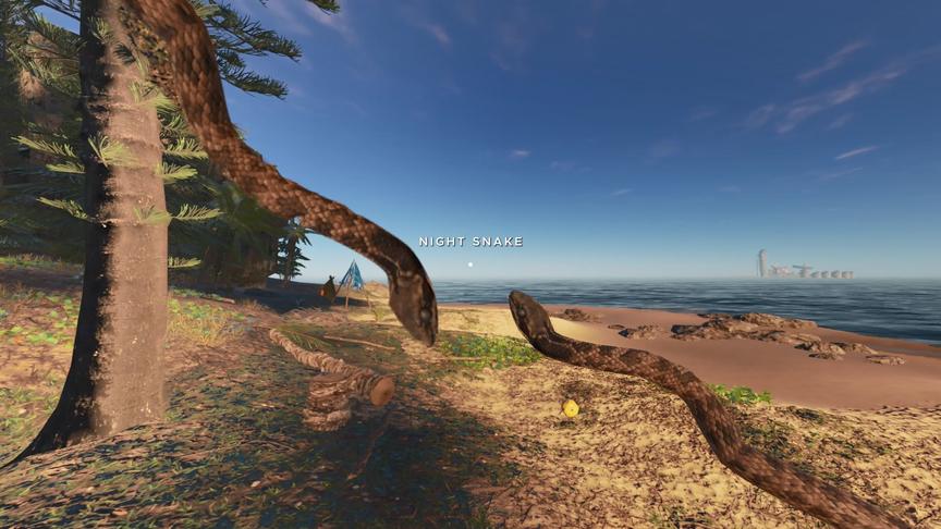 荒岛求生65：一条会飞的蛇都已经够我受得了，现在却来了两条