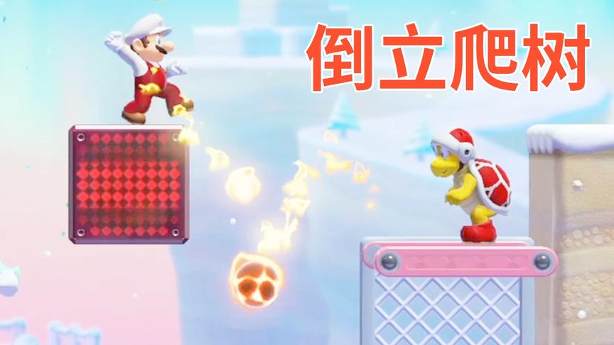 马造2娱乐达人：扔着火球倒立爬树！小宝趣玩