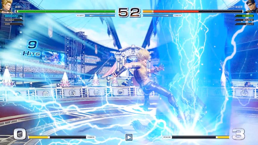 拳皇14：红丸的超必杀技帅呆了，一套九连暴揍将军哈迪伦