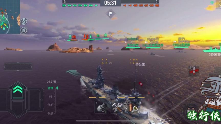 战舰世界：扶桑干翻新墨西哥与诺曼底，再现战列舰对轰超燃场面！