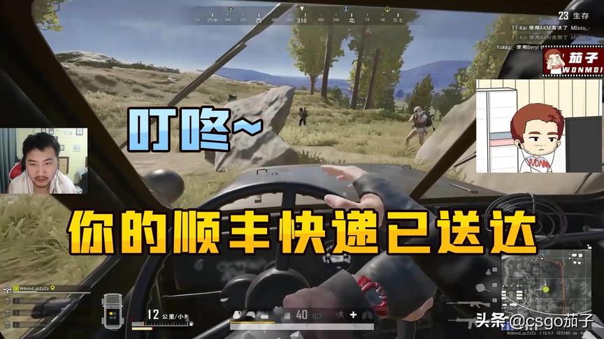 CSGO茄子：论送快递这一块嗷，我可是专业的！