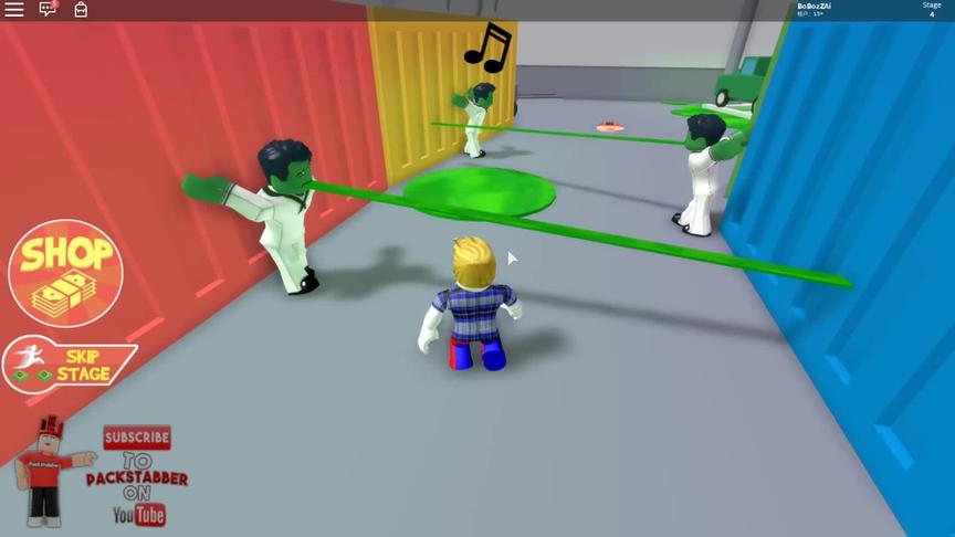 roblox 虚拟世界 “逃离游轮”：游轮上的僵尸能吐这么长的舌头！