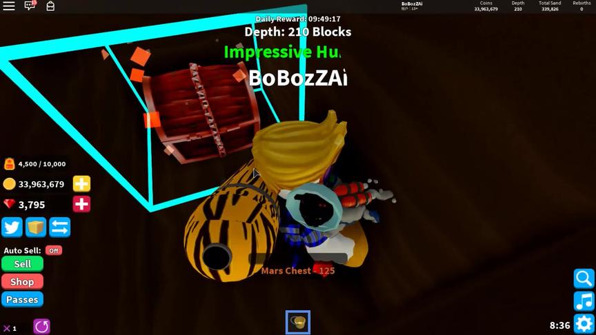波波仔解说 roblox 寻宝模拟器：最新朱红宝箱！每个都是数百万！