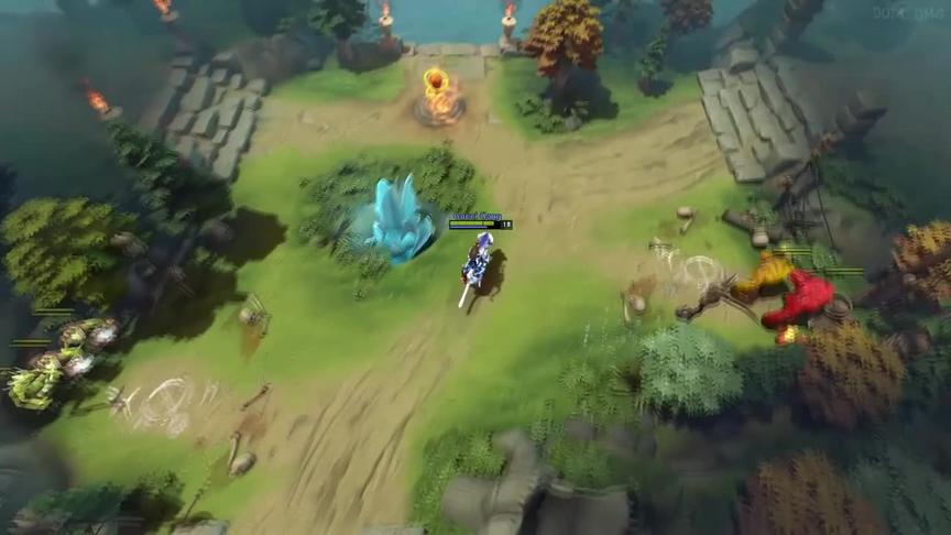 DOTA2搞笑时刻：看到这个月女的操作，你感觉能猜到结尾吗？