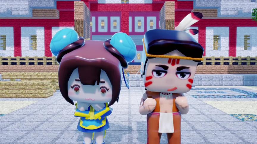 迷你世界MMD：月无双与卡卡交换无名指契约