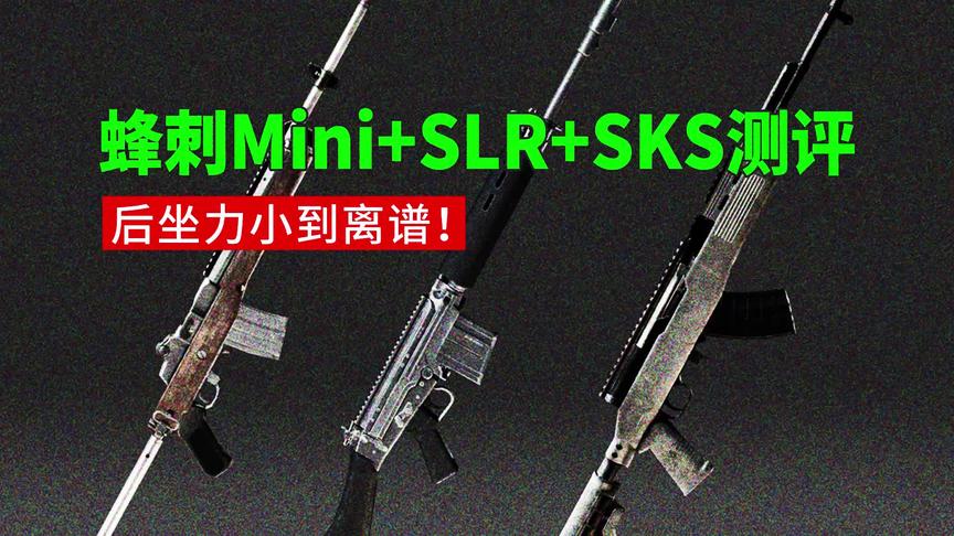 蜂刺Mini+SLR+SKS测评，后坐力小到离谱！