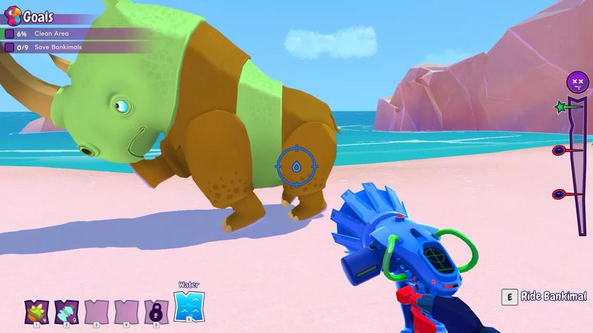 环保岛屿：美丽的沙滩区域解锁，生物的颜色我现在可以随意改变