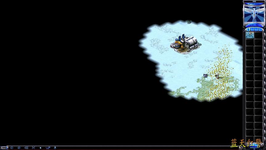 红警:最差位置1V3,巨炮海淹死所有人!