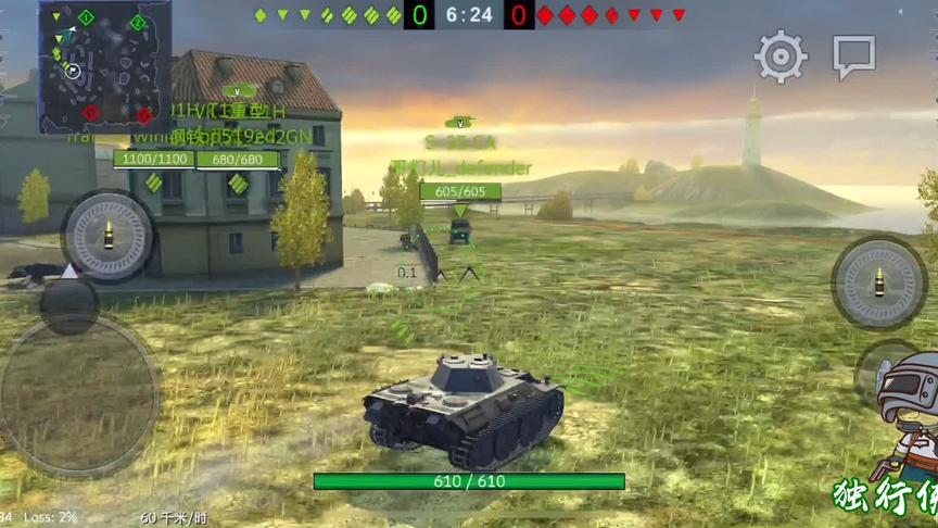 坦克世界：升级炮管之后的萝莉豹就是个bug，火力全开，打遍全场