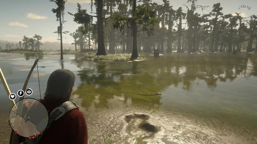 小林解说：荒野大镖客2 鳄鱼能够烤吗？抓一条试一试！