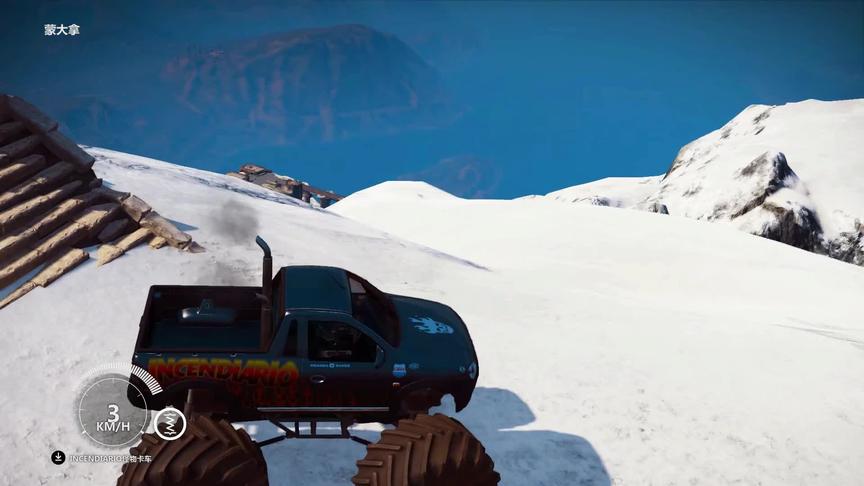 小林解说：大脚车从史上最高的雪山之巅，滑下去结果会这样！