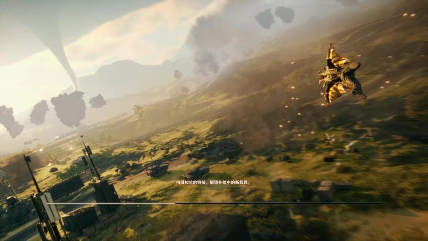 小林解说：正当防卫4 两辆矿车叠罗汉面对龙卷风，毫不畏惧！