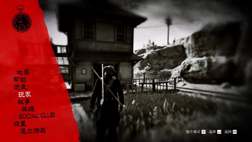 小林 荒野大镖客2 火车怎么劫持这就是全过程，学会了吗？