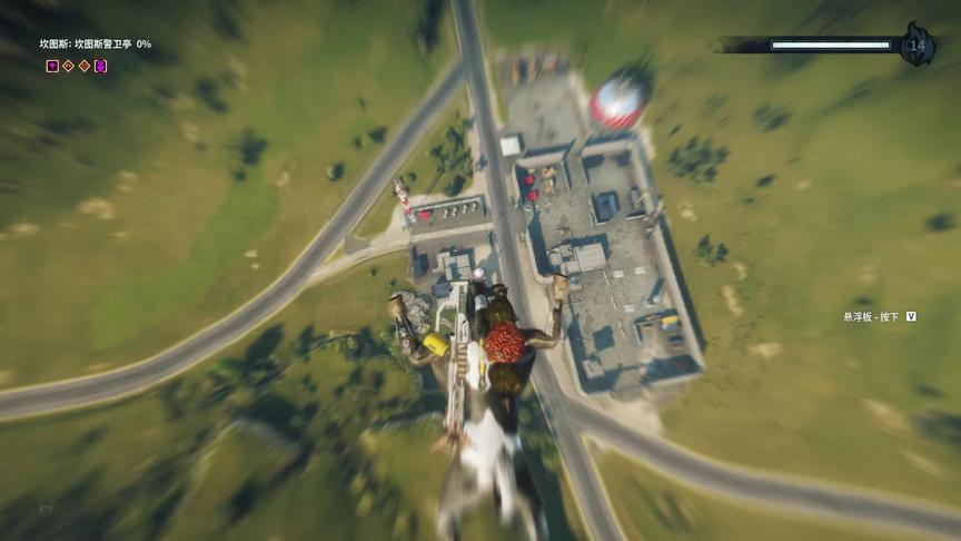 小林 正当防卫4 游戏最小的载具挑战夹门，结果能成功吗？