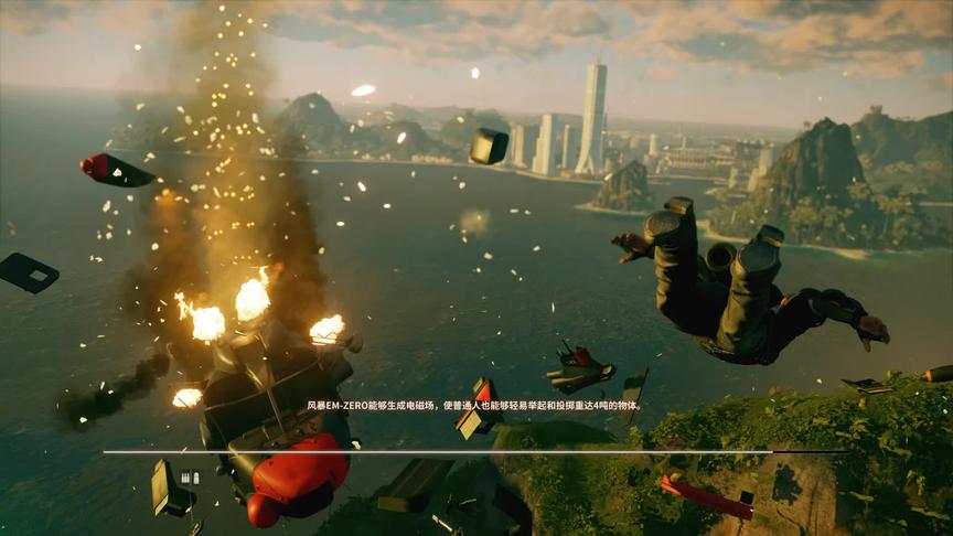 小林解说：使用身后飞翼导弹轰炸火车，这特效太赞了！