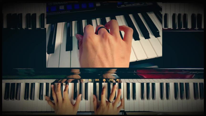 今日即兴作品，加了一个小提琴。#钢琴 #小提琴 #即兴演奏