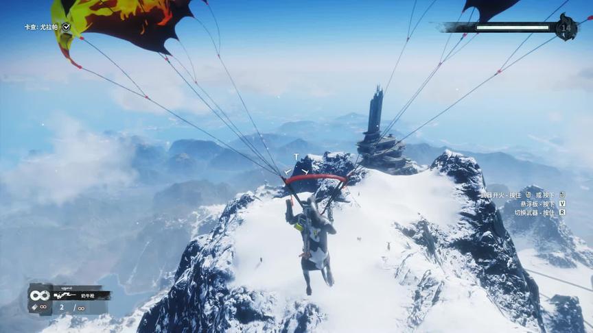 小林解说：驾驶最新DLC小型海盗船滑雪，装完喷射弹更给力！