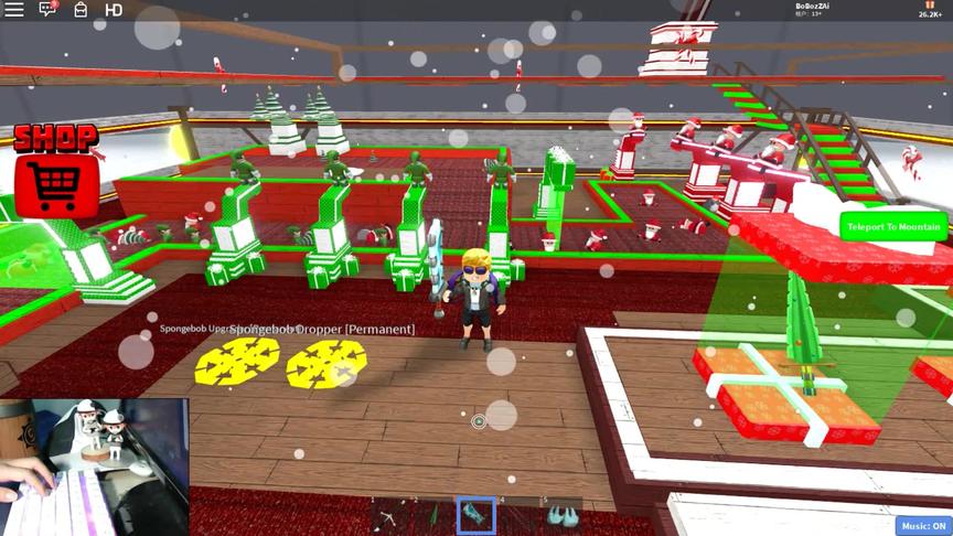 roblox“圣诞大亨”波波仔解说：波波仔做些圣诞礼物送给大家！