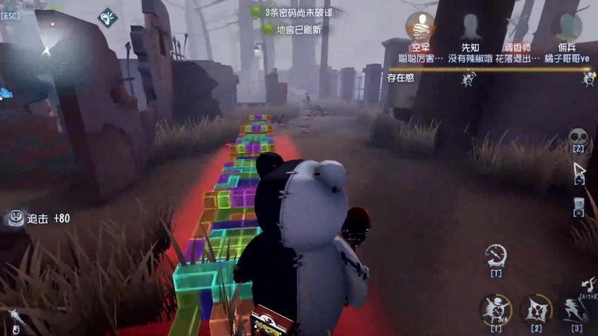 第五人格：佣兵看见邦邦，吓的人都不敢救，就跑了！