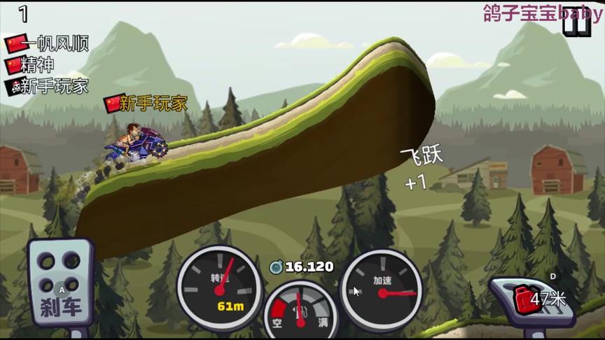 登山赛车：从林历险骑上摩托在泥泞的丛林摔倒了3次