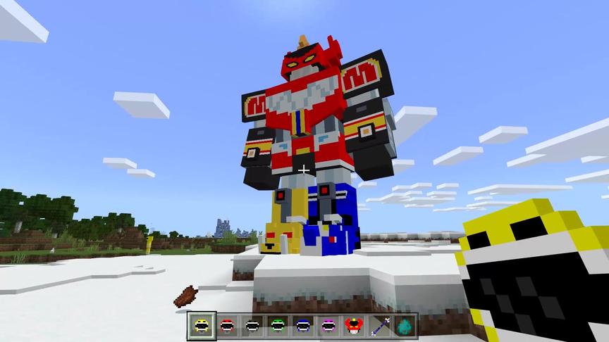 魔哒我的世界国际服PE56：铠甲勇士登场 可惜是中看不中用的那种